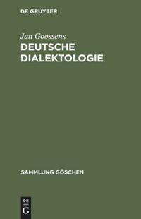 Cover: 9783110072037 | Deutsche Dialektologie | Jan Goossens | Buch | Sammlung Göschen | 1977