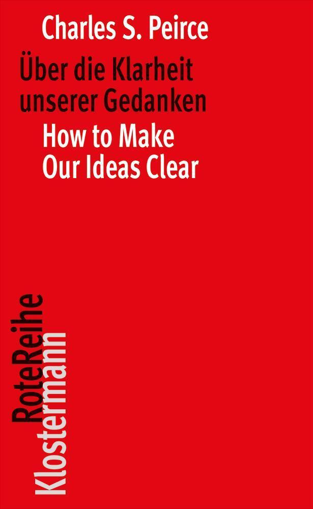 Cover: 9783465043362 | Über die Klarheit unserer Gedanken / How to Make Our Ideas Clear