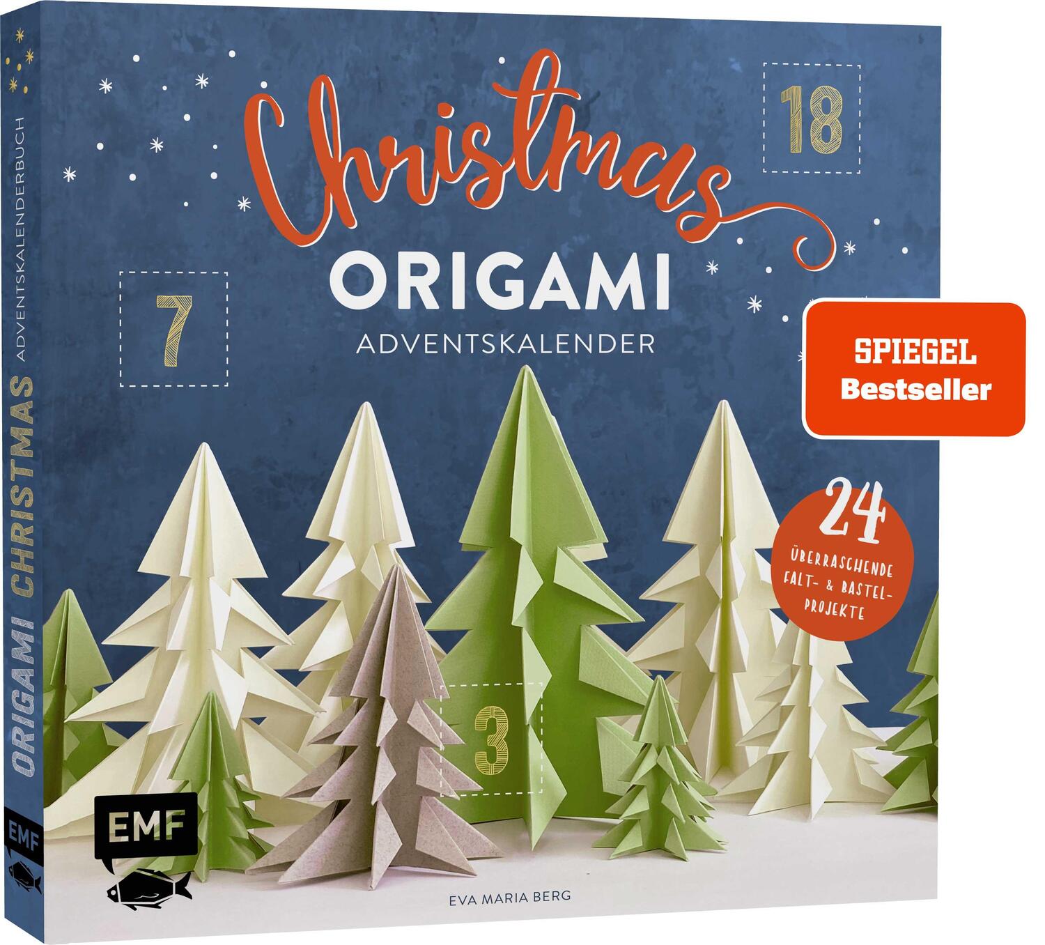 Cover: 9783745907254 | Mein Adventskalender-Buch: Origami Christmas | Eva Maria Berg | Buch