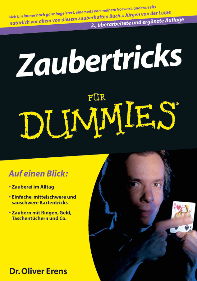 Cover: 9783527708796 | Zaubertricks für Dummies | Oliver Erens | Taschenbuch | 318 S. | 2012