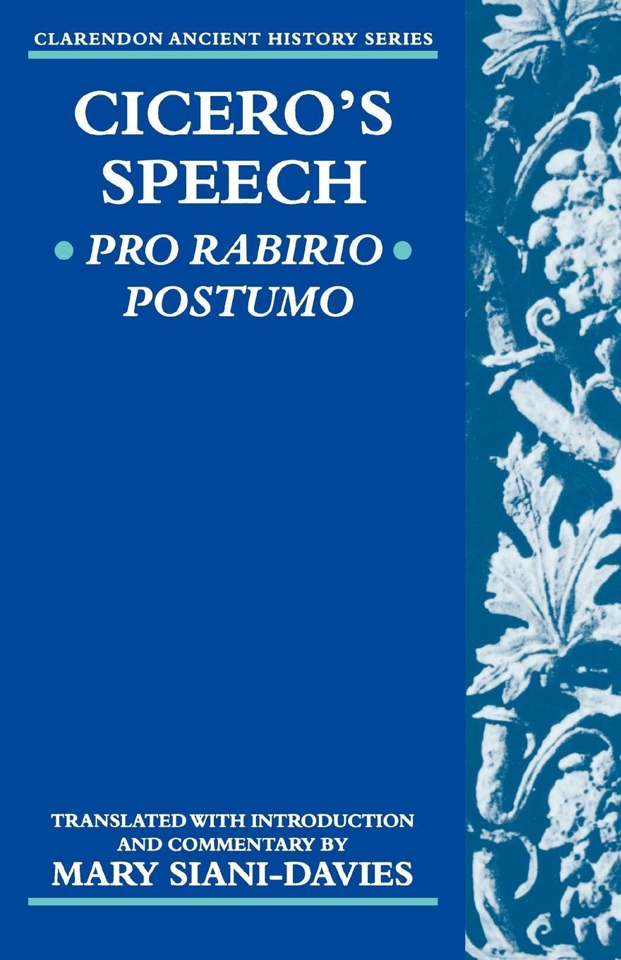 Cover: 9780199240968 | Cicero's Speech Pro Rabirio Postumo | Taschenbuch | Paperback | 2001