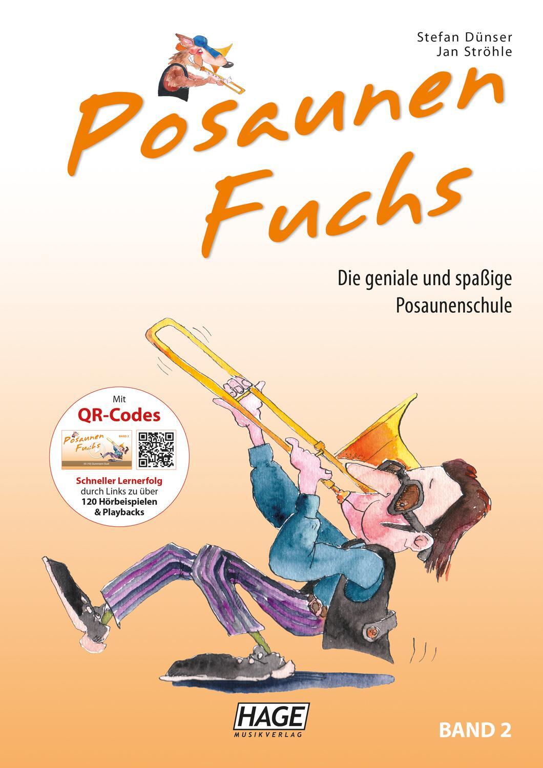 Cover: 9783866260825 | Posaunen Fuchs Band 2 mit CD | Die geniale und spaßige Posaunenschule