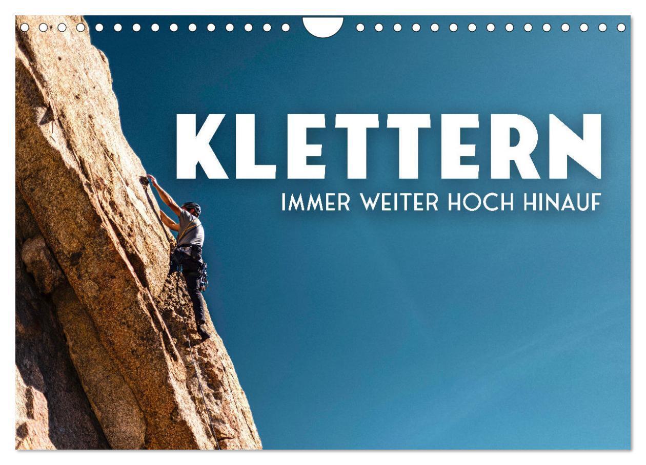 Cover: 9783675911598 | Klettern - Immer weiter hoch hinauf (Wandkalender 2024 DIN A4...