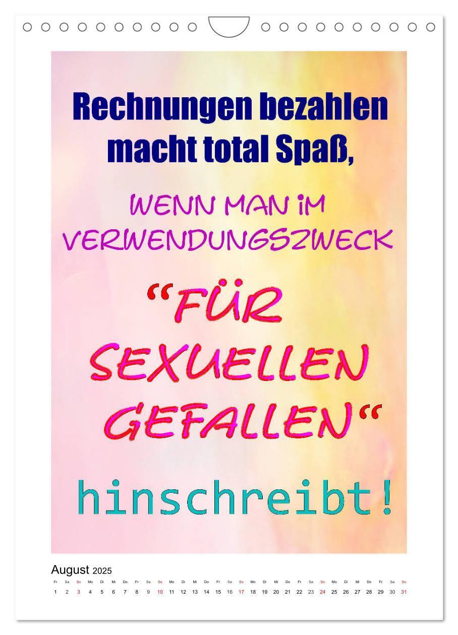 Bild: 9783435948536 | Humor und Ironie. Lustige Sprüche (Wandkalender 2025 DIN A4 hoch),...