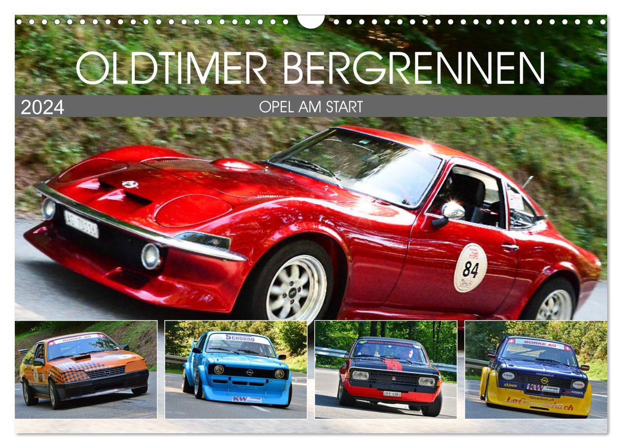 Cover: 9783675448537 | OLDTIMER BERGRENNEN - OPEL AM START (Wandkalender 2024 DIN A3...