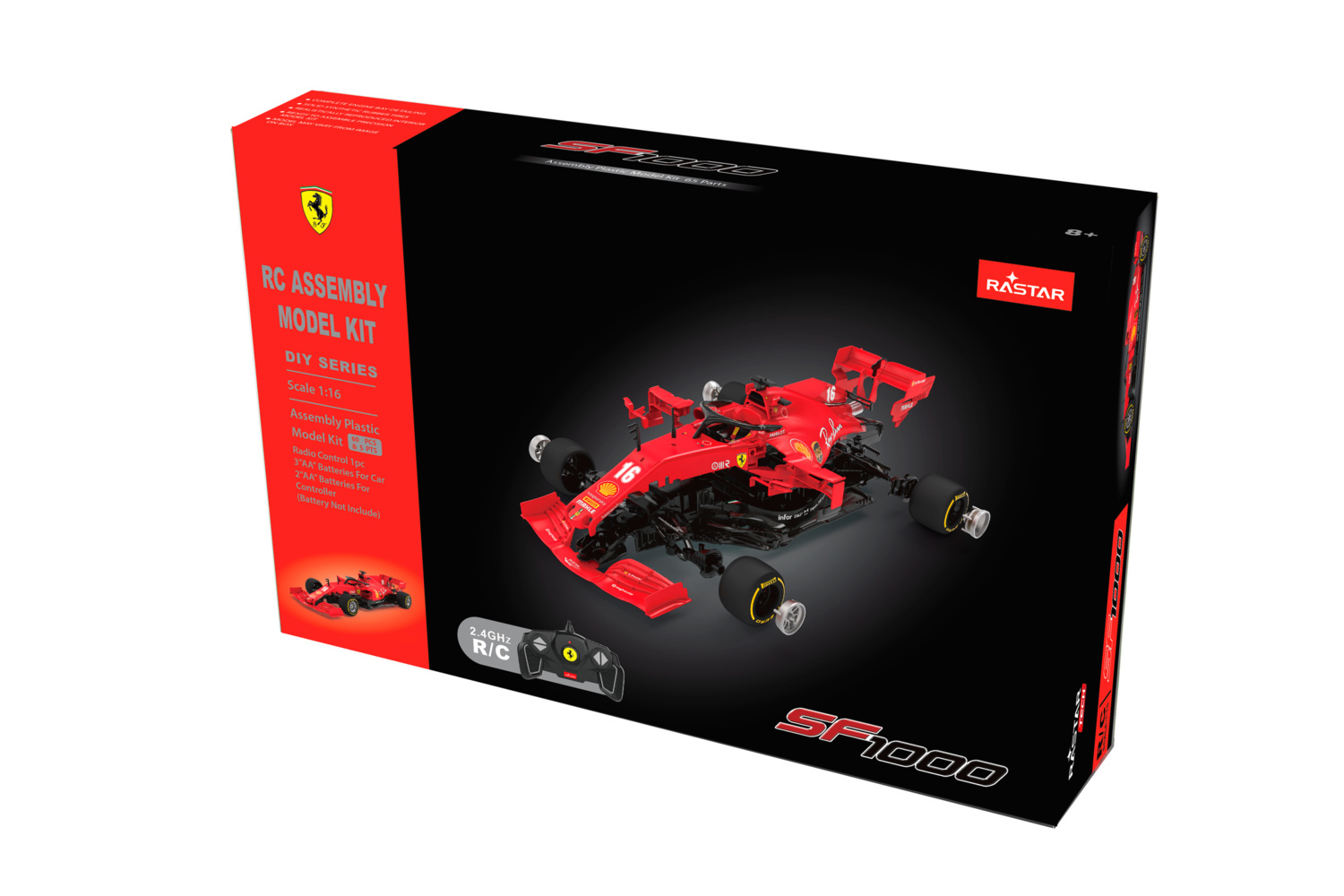 Cover: 4042774464752 | Jamara Ferrari SF 1000 1:16 rot 2,4GHz Bausatz | Stück | in Farbkarton