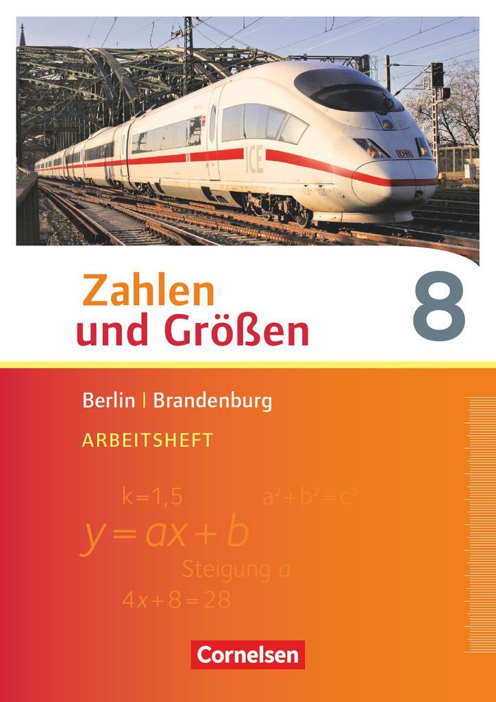 Cover: 9783060085392 | Zahlen und Größen 8. Schuljahr - Berlin und Brandenburg -...