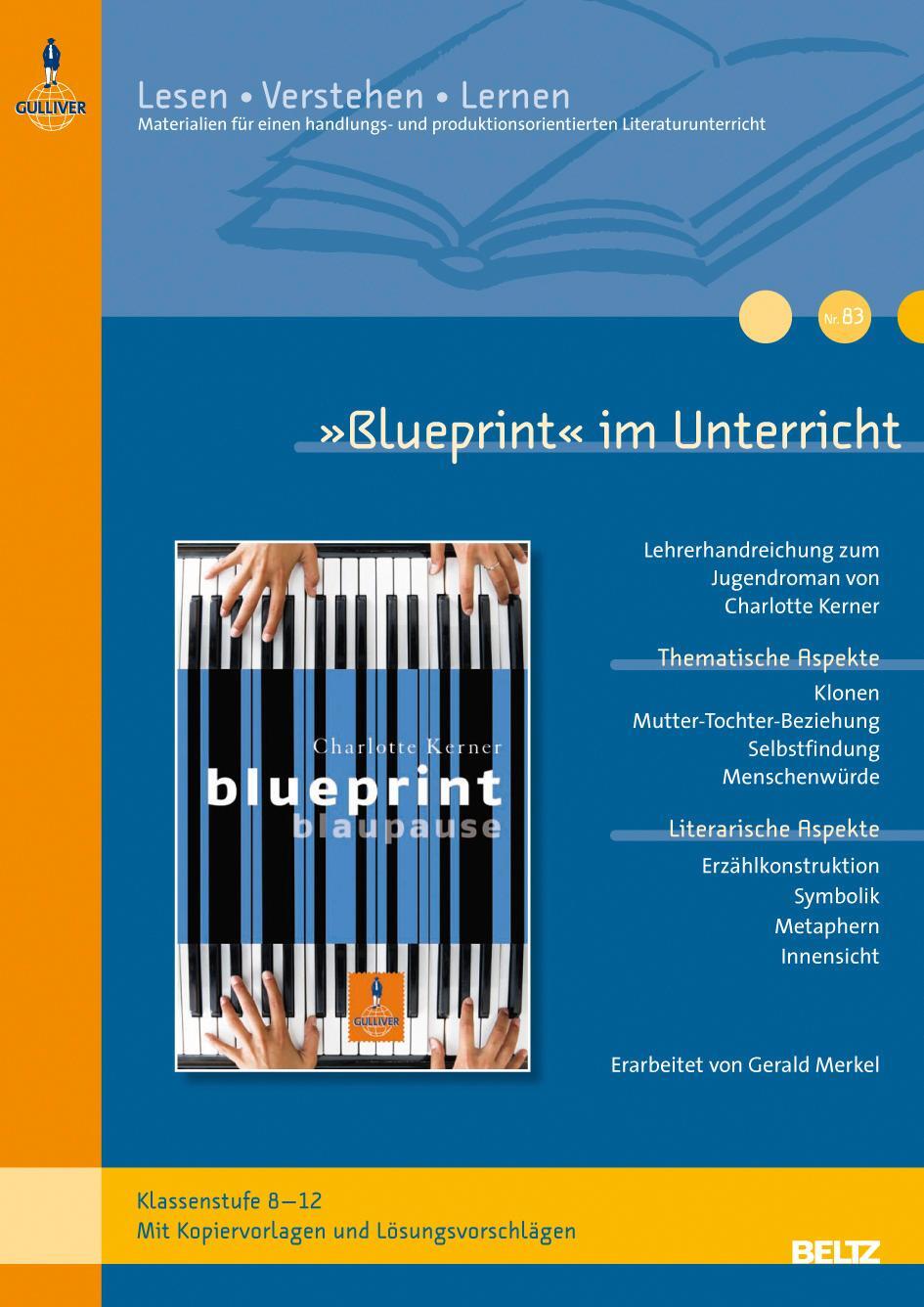 Cover: 9783407627049 | »Blueprint« im Unterricht | Gerald Merkel | Taschenbuch | Deutsch