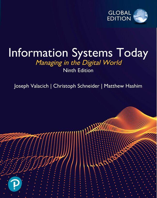 Cover: 9781292438115 | Information Systems Today: Managing in the Digital World, Global...