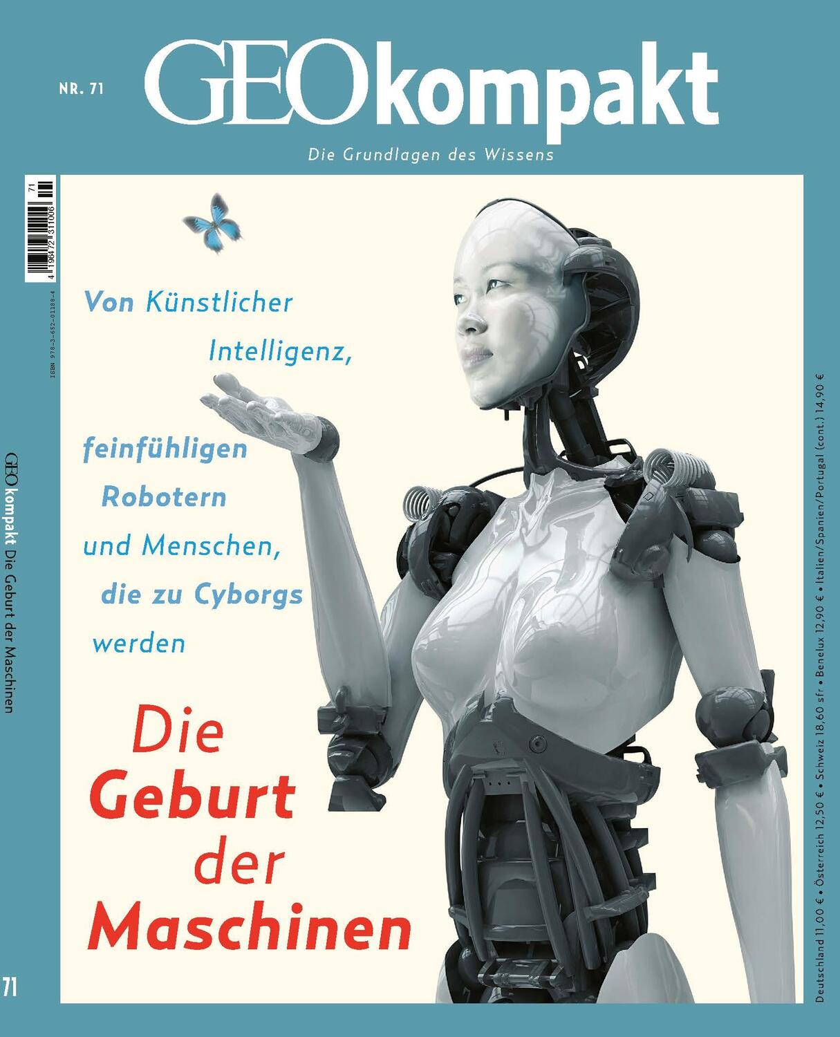Cover: 9783652011884 | GEOkompakt 71/2022 - Die Geburt der Maschinen | Jens Schröder (u. a.)