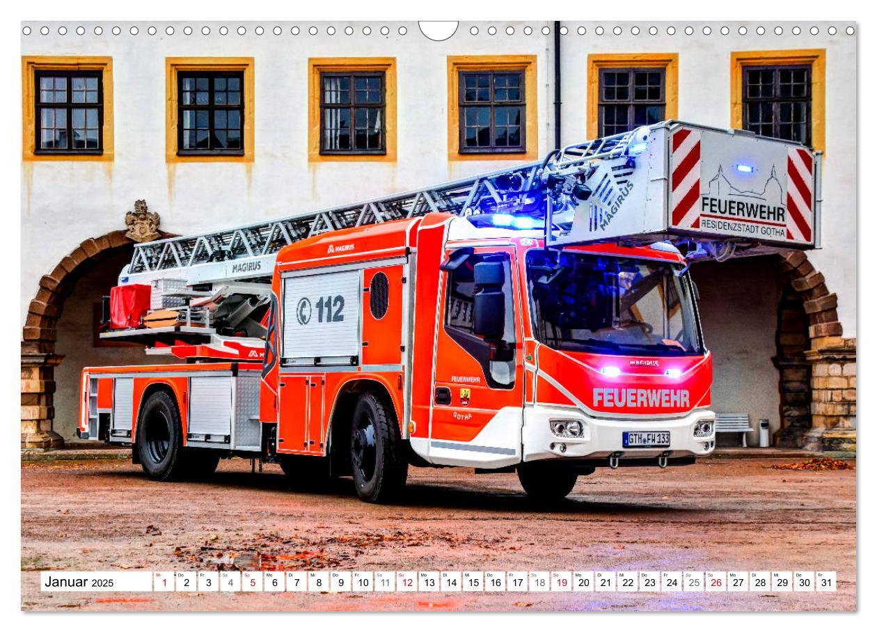 Bild: 9783435337804 | Feuerwehrfahrzeuge (Wandkalender 2025 DIN A3 quer), CALVENDO...