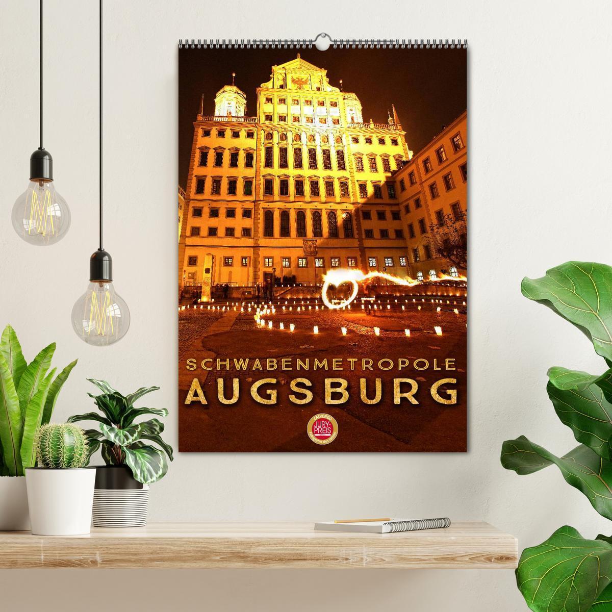 Bild: 9783457042397 | Schwabenmetropole Augsburg (Wandkalender 2025 DIN A2 hoch),...