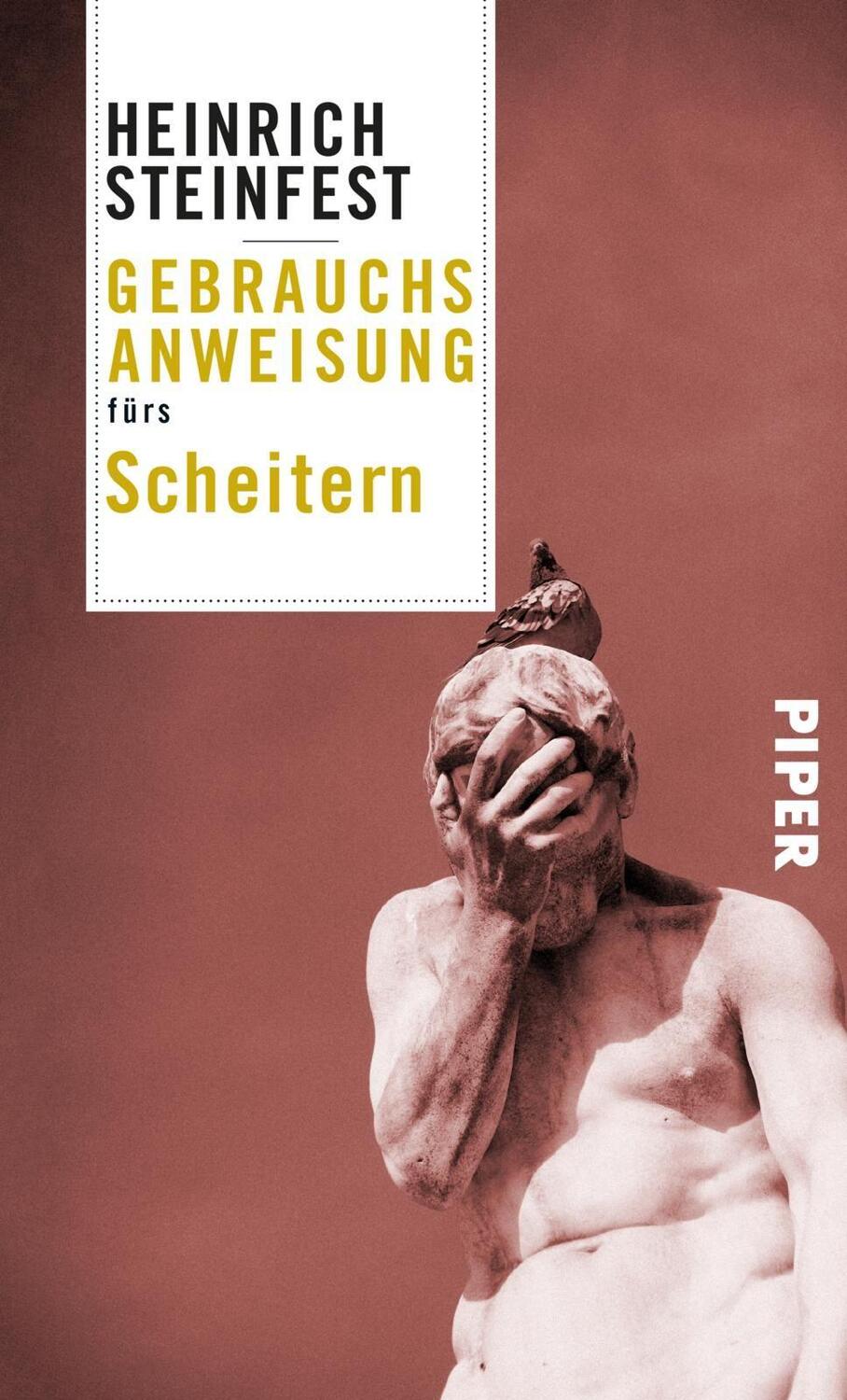 Cover: 9783492277334 | Gebrauchsanweisung fürs Scheitern | Heinrich Steinfest | Taschenbuch
