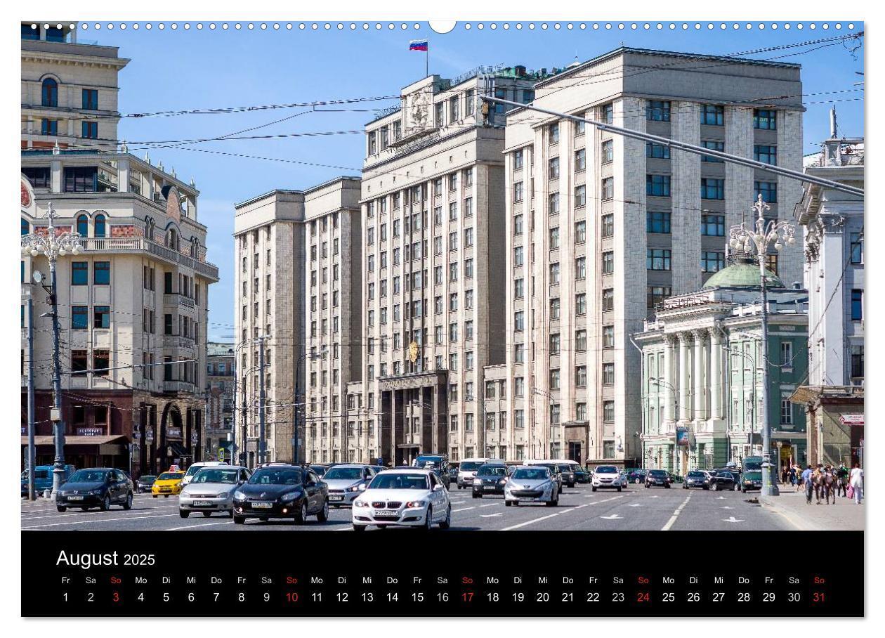 Bild: 9783435643882 | Moskau 2025 (Wandkalender 2025 DIN A2 quer), CALVENDO Monatskalender