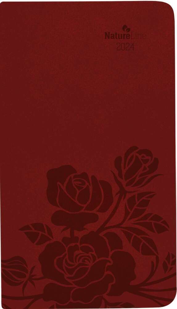 Cover: 4251732340001 | Taschenkalender Nature Line Flower 2024 - Taschen-Kalender 9x15,6...
