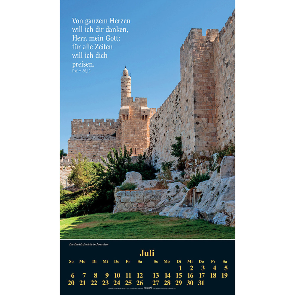 Bild: 9783754870051 | Das Heilige Land 2025 | Israel-Kalender | Willi Krebber | Kalender