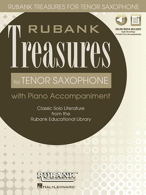 Cover: 9781480352445 | Rubank Treasures for Tenor Saxophone: Book with Online Audio...