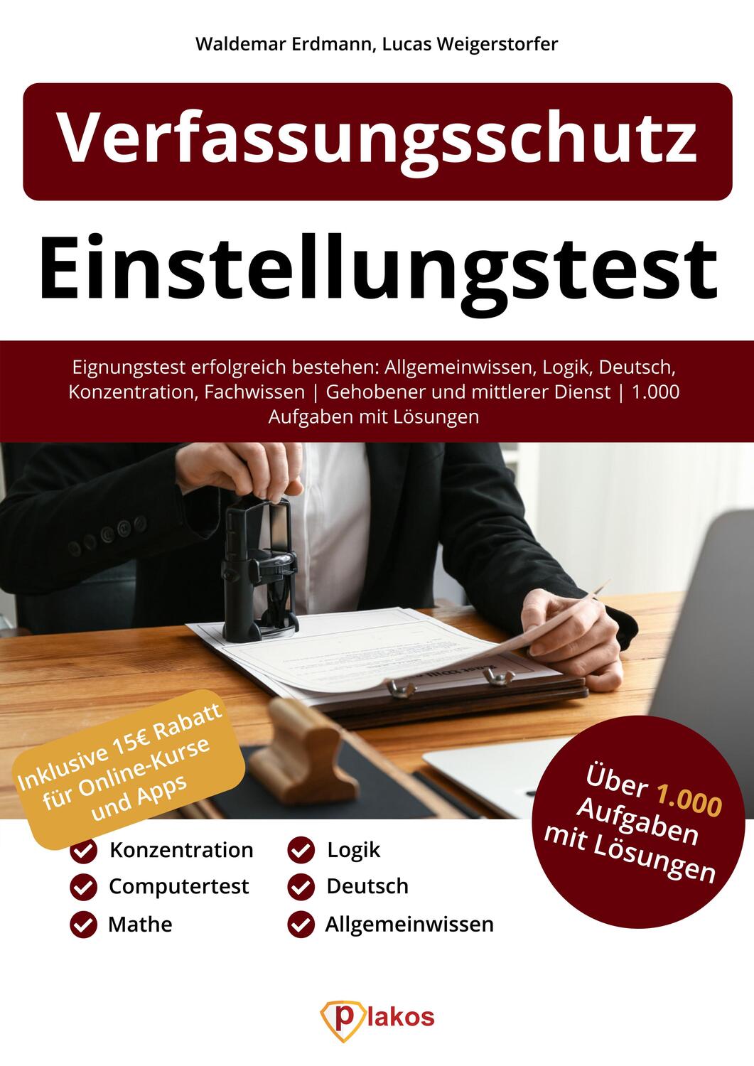Cover: 9783948144890 | Einstellungstest Verfassungsschutz | Waldemar Erdmann (u. a.) | Buch