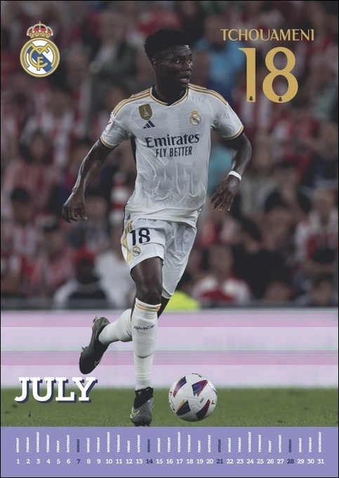 Bild: 9783840196614 | Real Madrid FC Posterkalender 2024. Fußball-Wandkalender mit den...