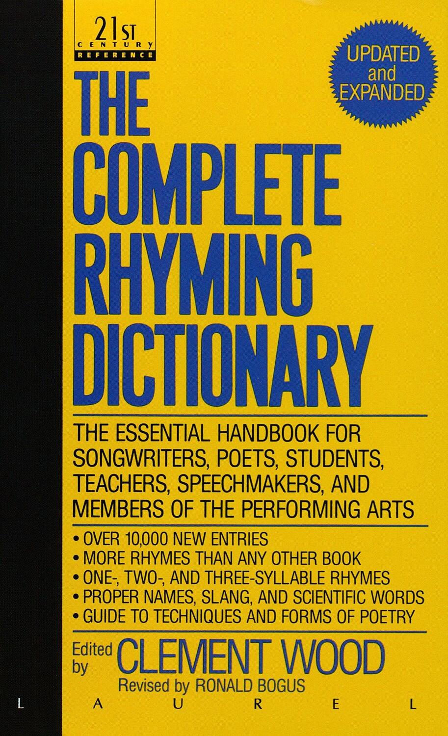 Cover: 9780440212058 | The Complete Rhyming Dictionary | Clement Wood | Taschenbuch | 1992