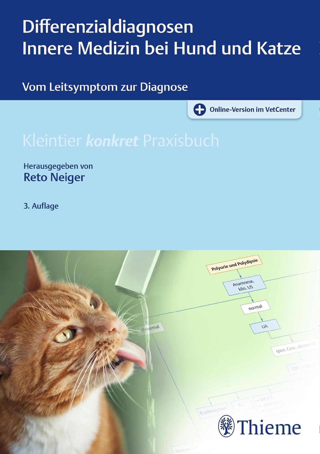 Cover: 9783132423367 | Differenzialdiagnosen Innere Medizin bei Hund und Katze | Reto Neiger