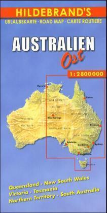 Cover: 9783889892966 | Hildebrand's Urlaubskarte Australien Ost. Australia East /...