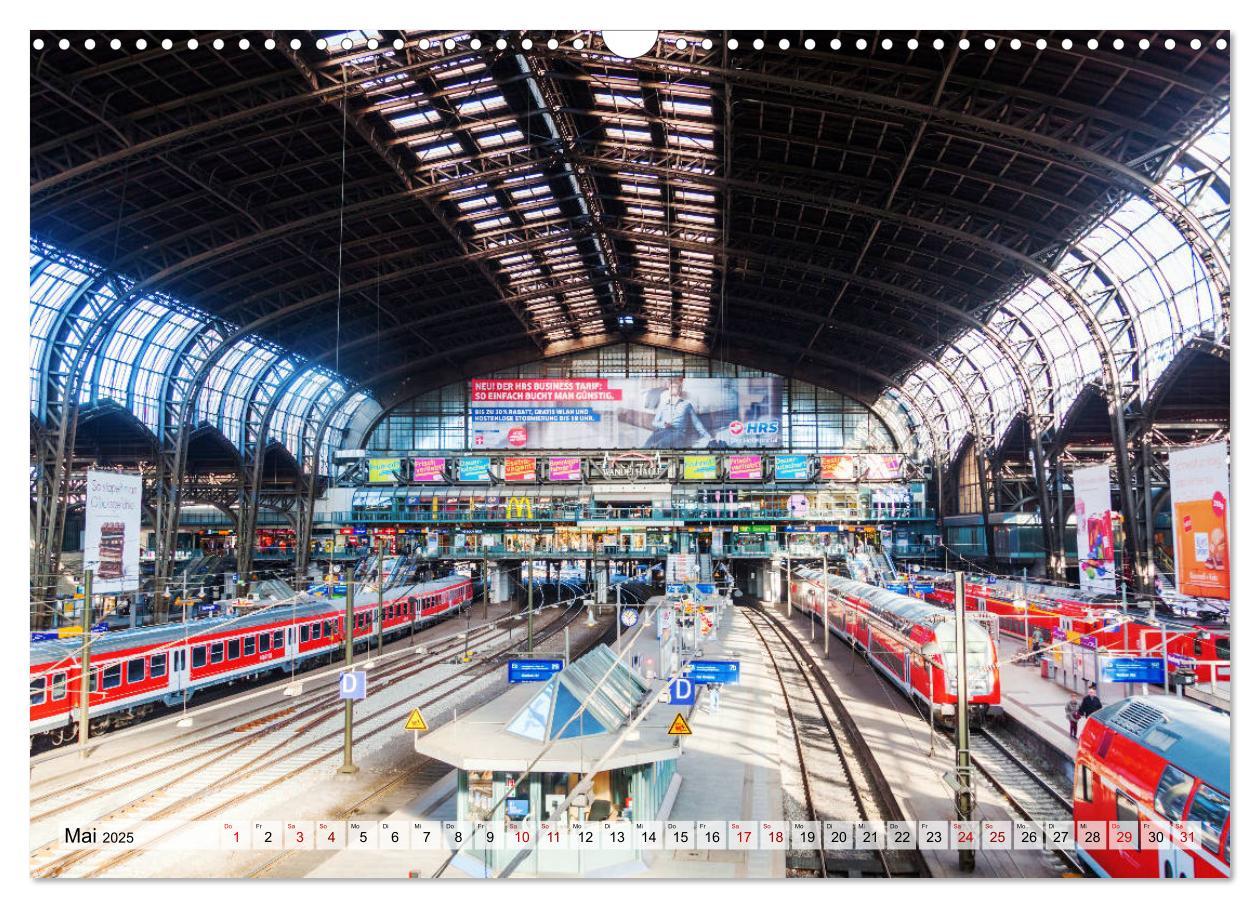 Bild: 9783435364312 | Bahnhöfe in Europa (Wandkalender 2025 DIN A3 quer), CALVENDO...