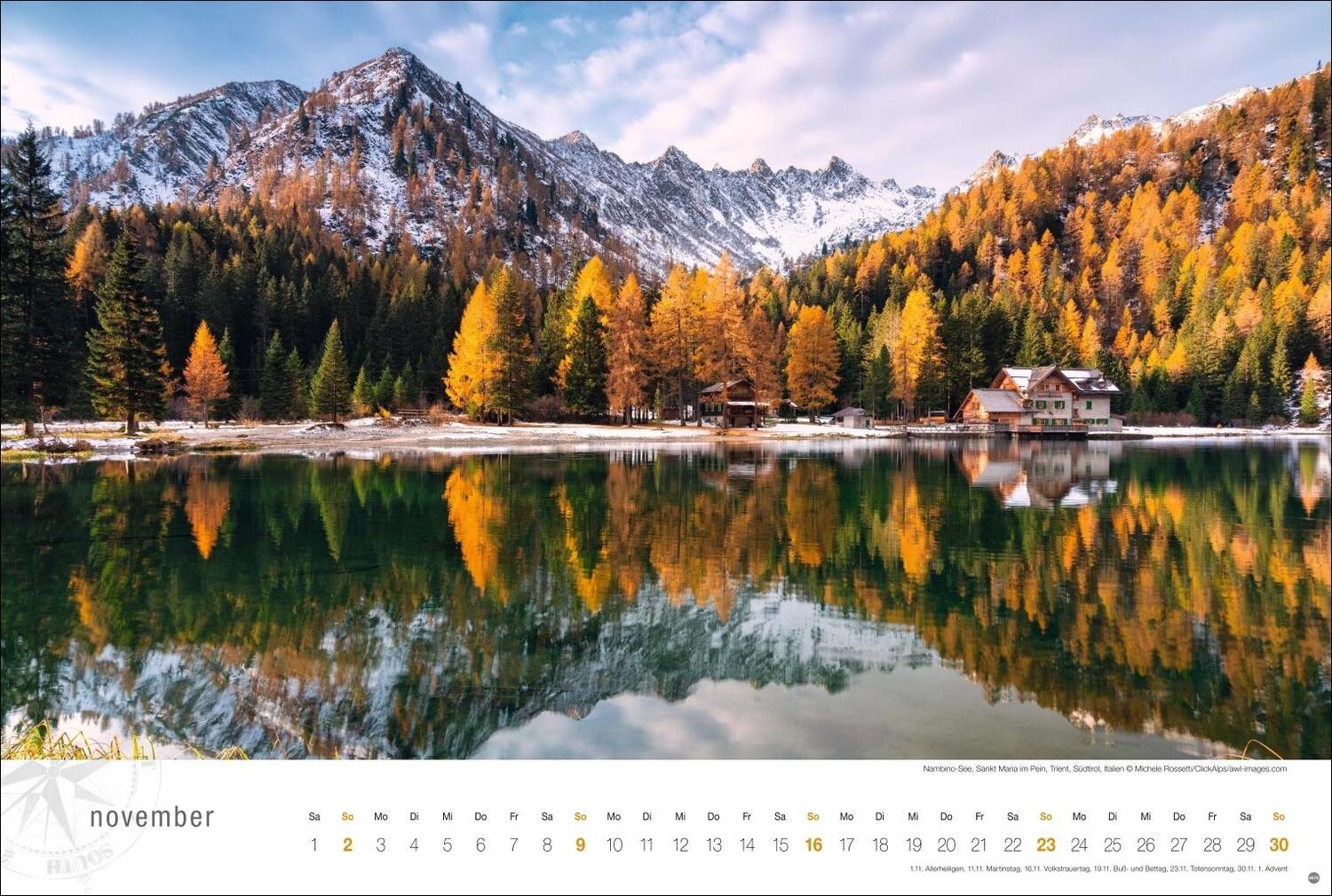 Bild: 9783756404841 | Südtirol Globetrotter Kalender 2025 - Von romantischen Tälern und...