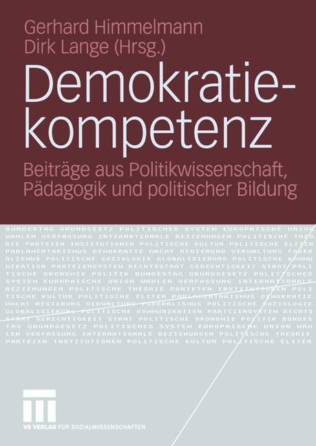 Cover: 9783531146539 | Demokratiekompetenz | Dirk Lange (u. a.) | Taschenbuch | Paperback