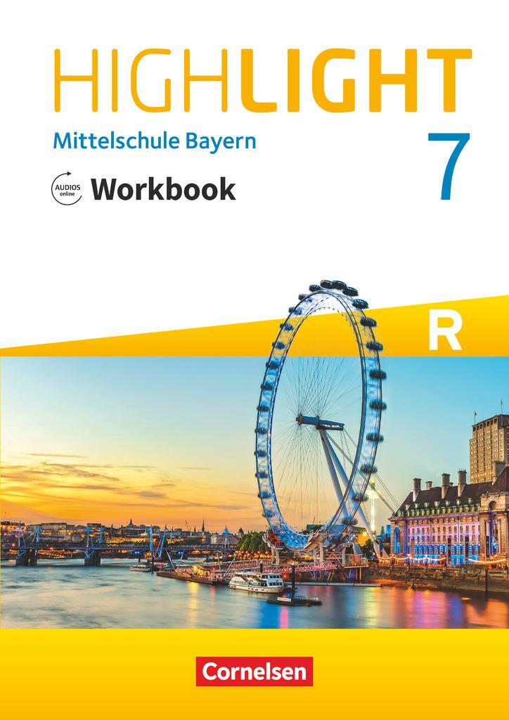 Cover: 9783060333943 | Highlight 7. Jahrgangsstufe - Mittelschule Bayern - Workbook mit...