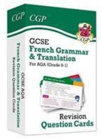 Cover: 9781789084597 | GCSE AQA French: Grammar & Translation Revision Question Cards | Books