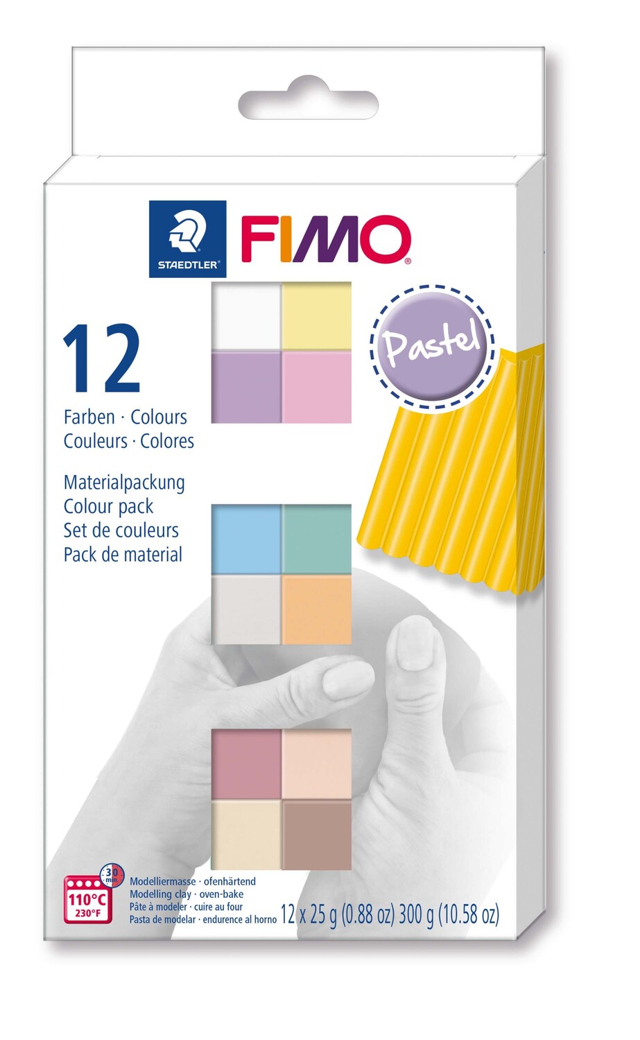 Cover: 4007817053423 | STAEDTLER Modelliermasse FIMO® Pastell 12er Set | 8023 C12-3 | 2021