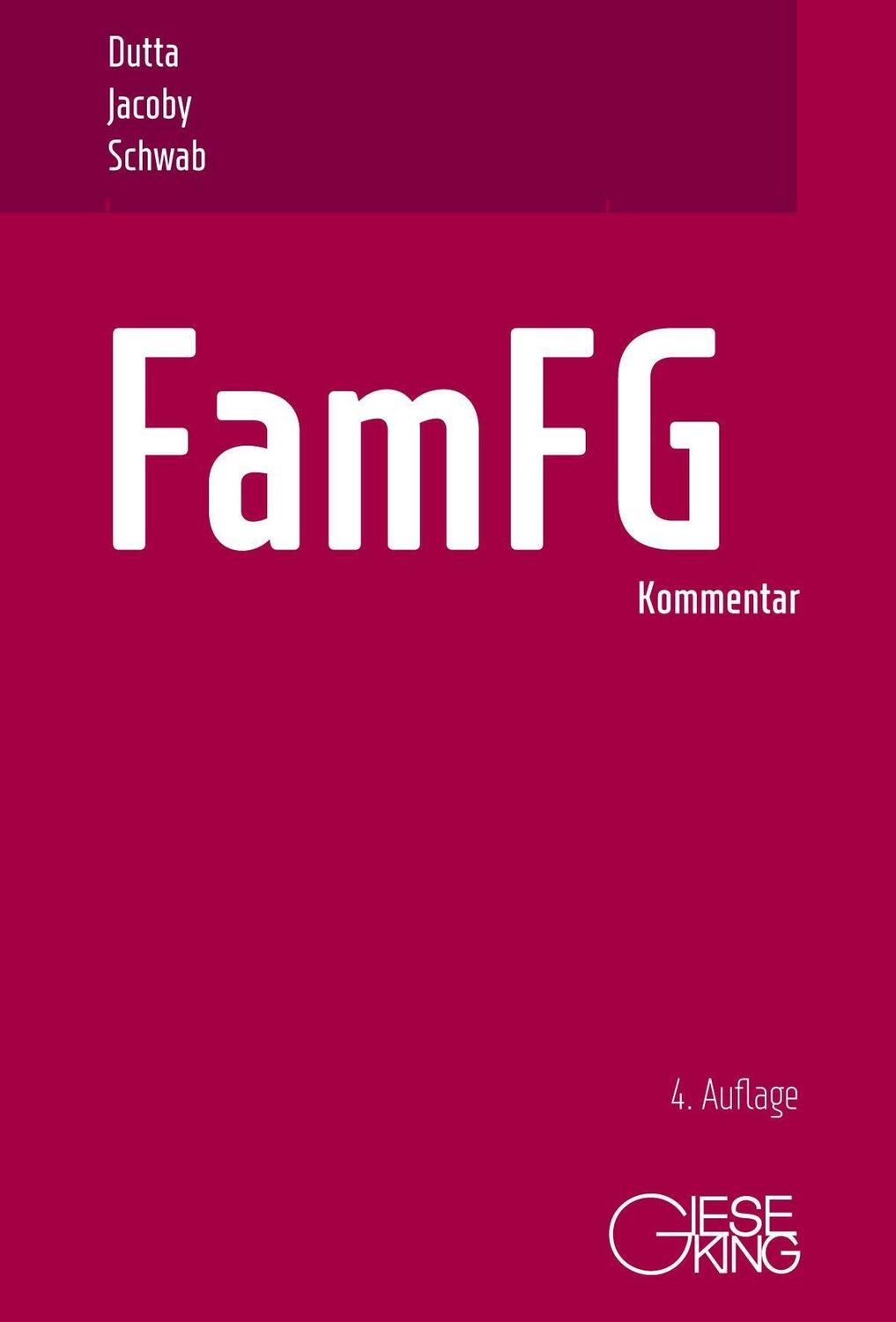 Cover: 9783769412529 | FamFG | Kommentar | Anatol Dutta (u. a.) | Buch | Deutsch | 2021