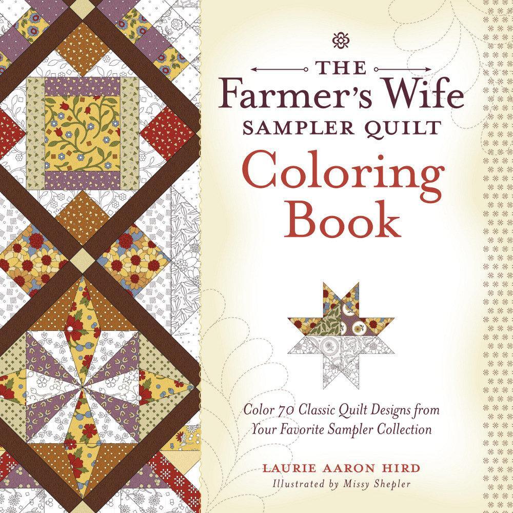 Cover: 9781440246715 | The Farmer's Wife Sampler Quilt Coloring Book: Color 70 Classic...