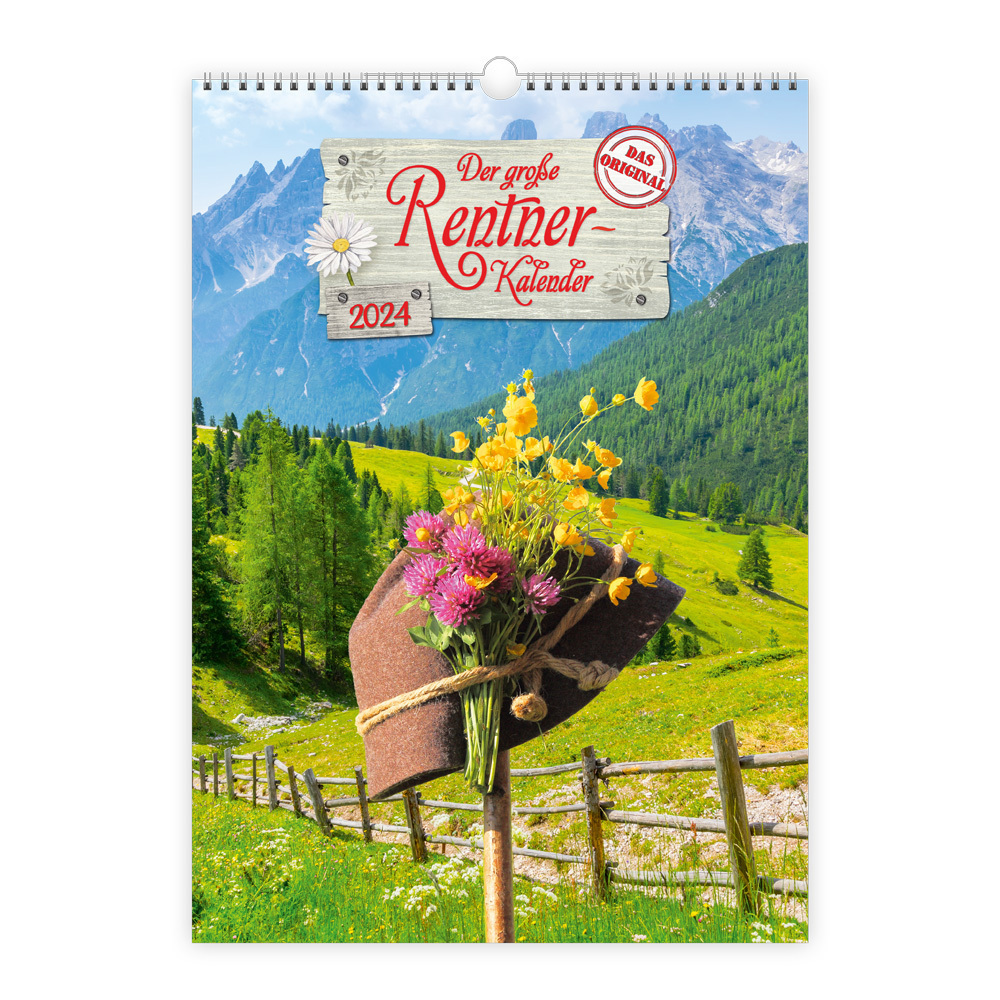 Cover: 9783988020062 | Trötsch Großbildkalender Der große Rentnerkalender 2024 | Wandkalender