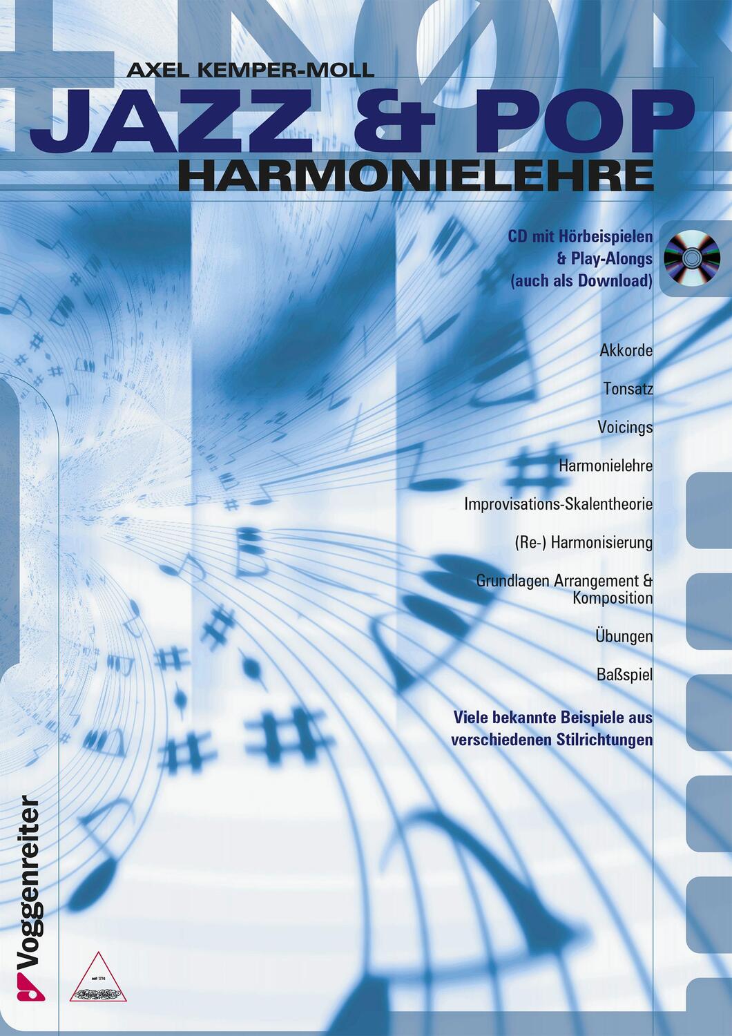 Cover: 9783802403491 | Jazz und Pop Harmonielehre. Inkl. CD | Axel Kemper-Moll | Taschenbuch