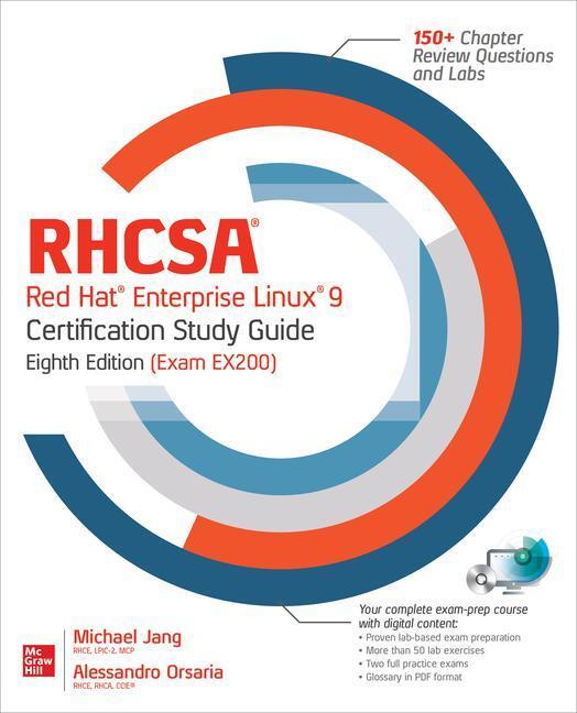 Cover: 9781260462074 | RHCSA Red Hat Enterprise Linux 9 Certification Study Guide, Eighth...