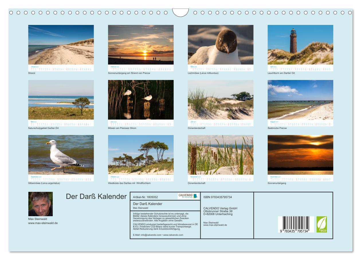 Bild: 9783435795734 | Der Darß Kalender (Wandkalender 2025 DIN A3 quer), CALVENDO...