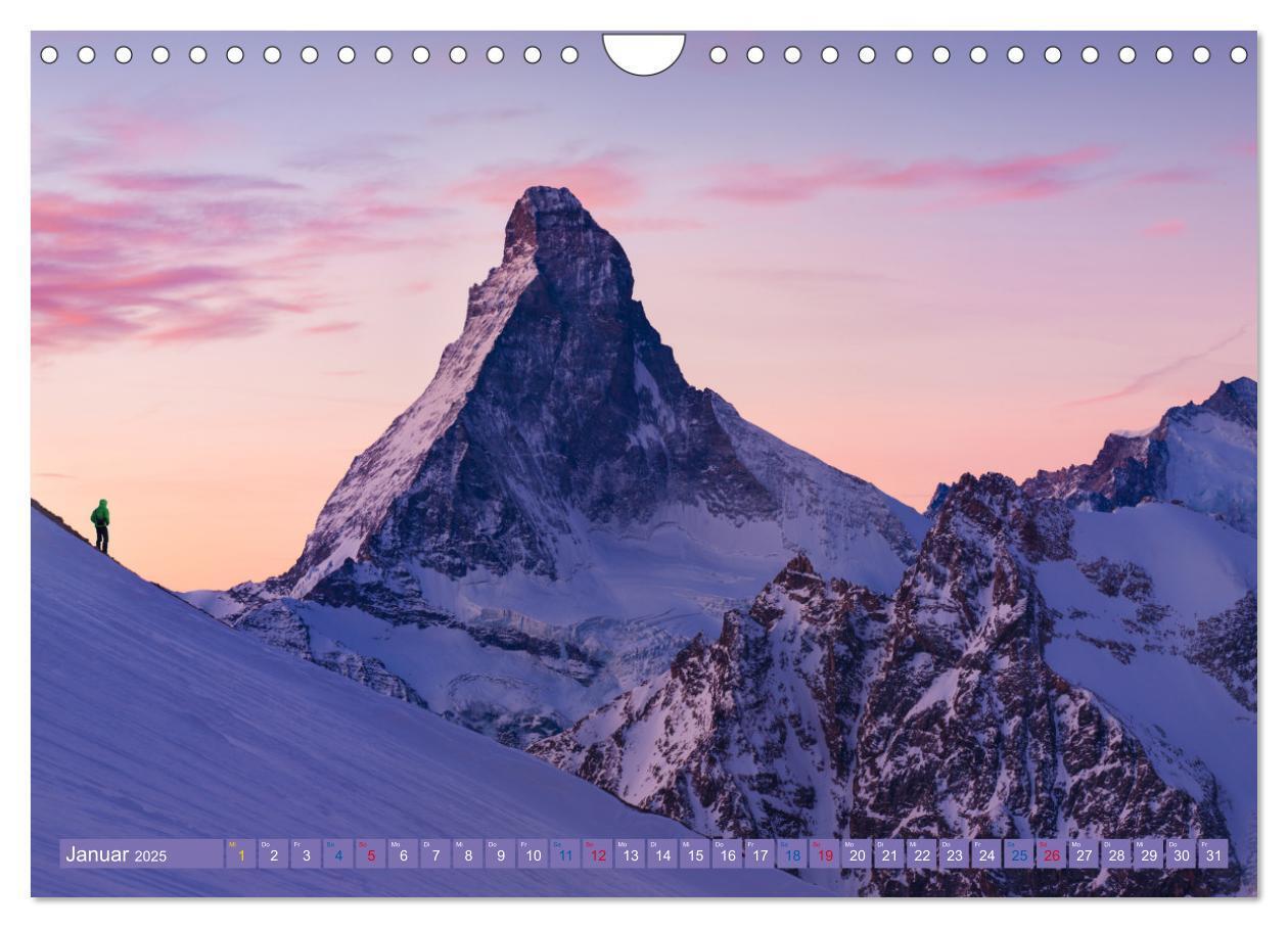 Bild: 9783383825767 | MATTERHORN Impressionen (Wandkalender 2025 DIN A4 quer), CALVENDO...