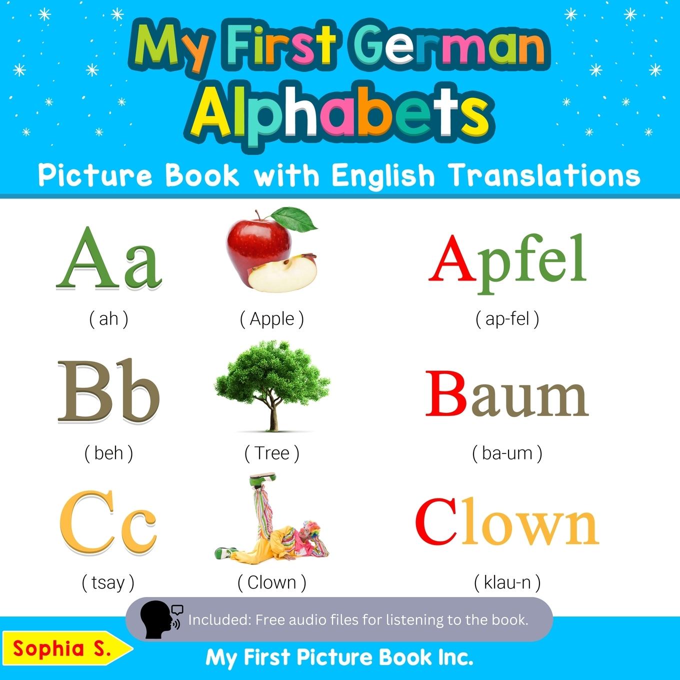 Cover: 9780369600318 | My First German Alphabets Picture Book with English Translations | S.