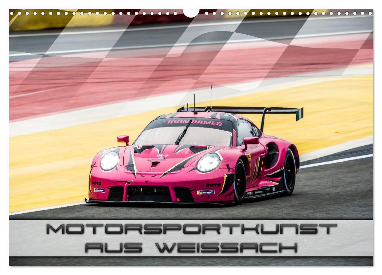 Cover: 9783383725326 | Motorsportkunst aus Weissach (Wandkalender 2024 DIN A3 quer),...