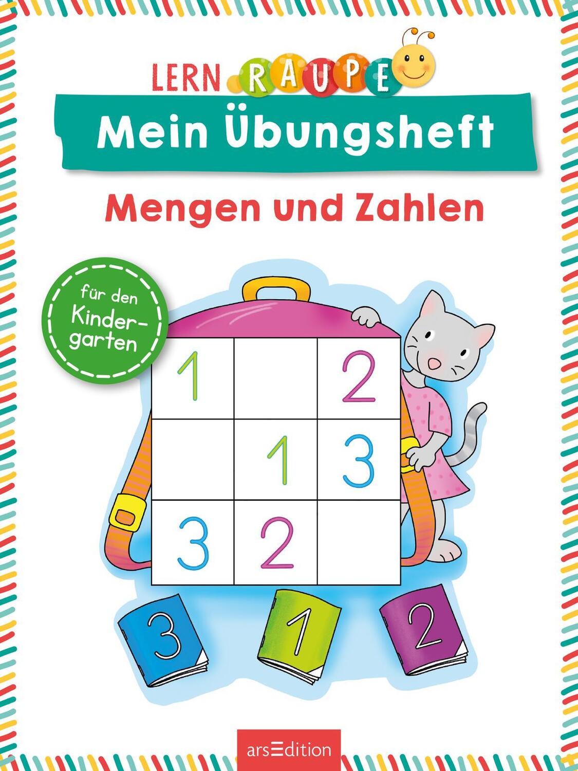 Bild: 9783845856001 | Lernraupe - Mein Übungsheft - Mengen und Zahlen | Für den Kindergarten