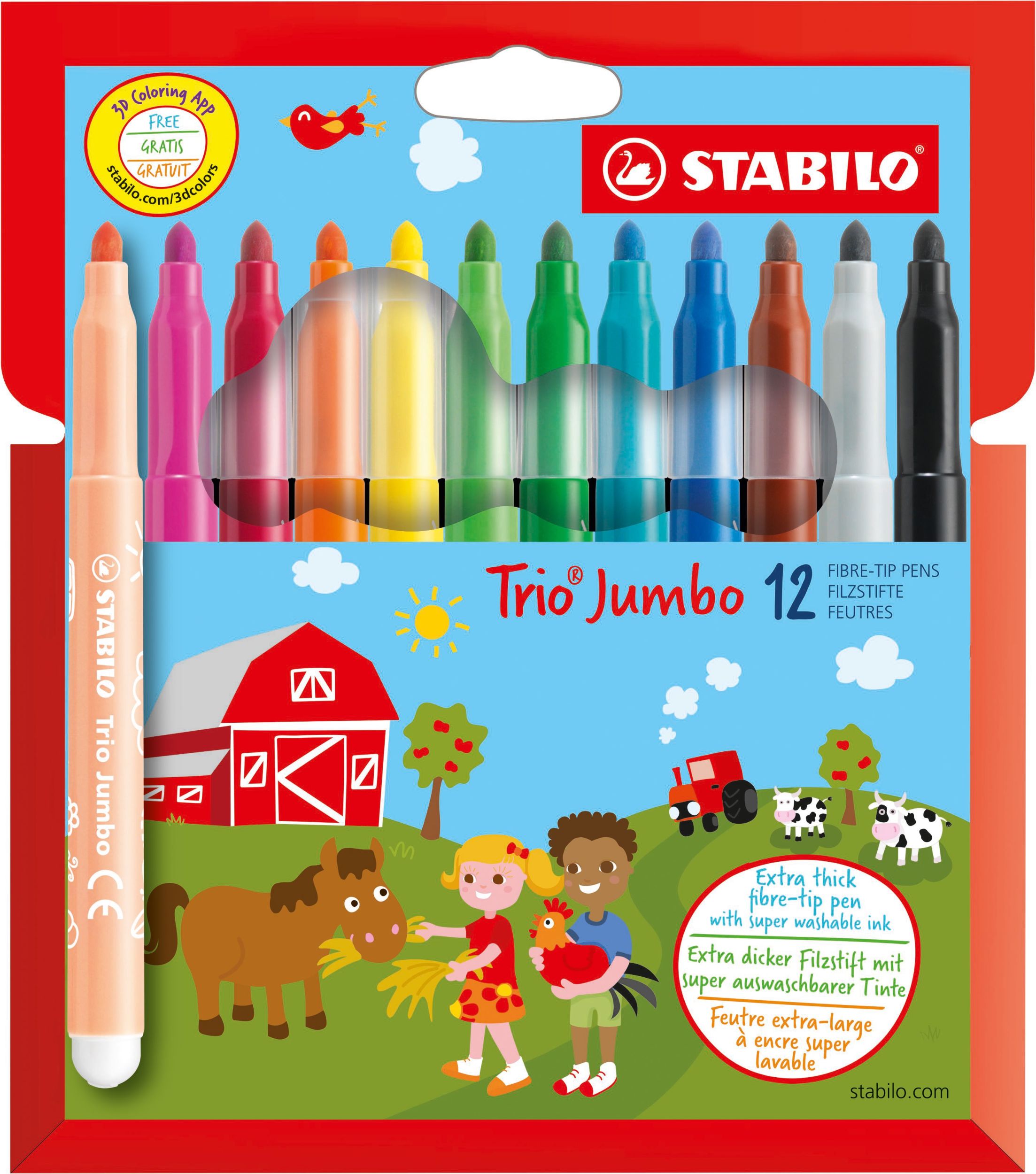 Cover: 4006381492560 | STABILO Trio Jumbo | Deutsch | 2019 | Stabilo International GmbH