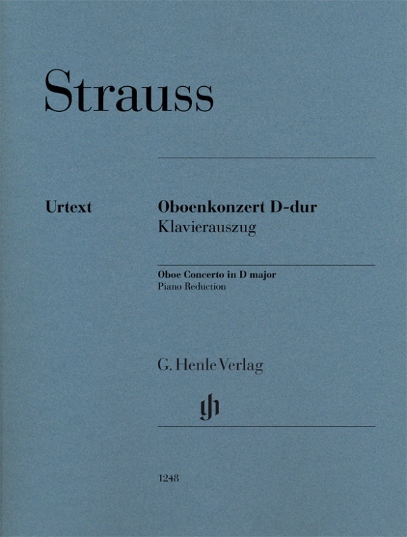 Cover: 9790201812489 | Richard Strauss - Oboenkonzert D-dur | Besetzung: Oboe und Klavier