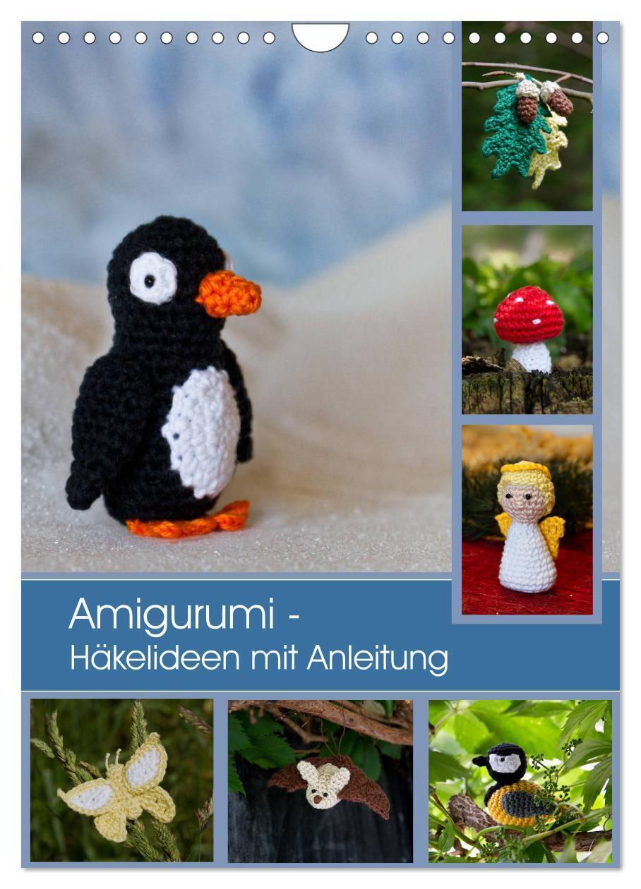 Cover: 9783435999774 | Amigurumi - Häkelideen mit Anleitung (Wandkalender 2025 DIN A4...