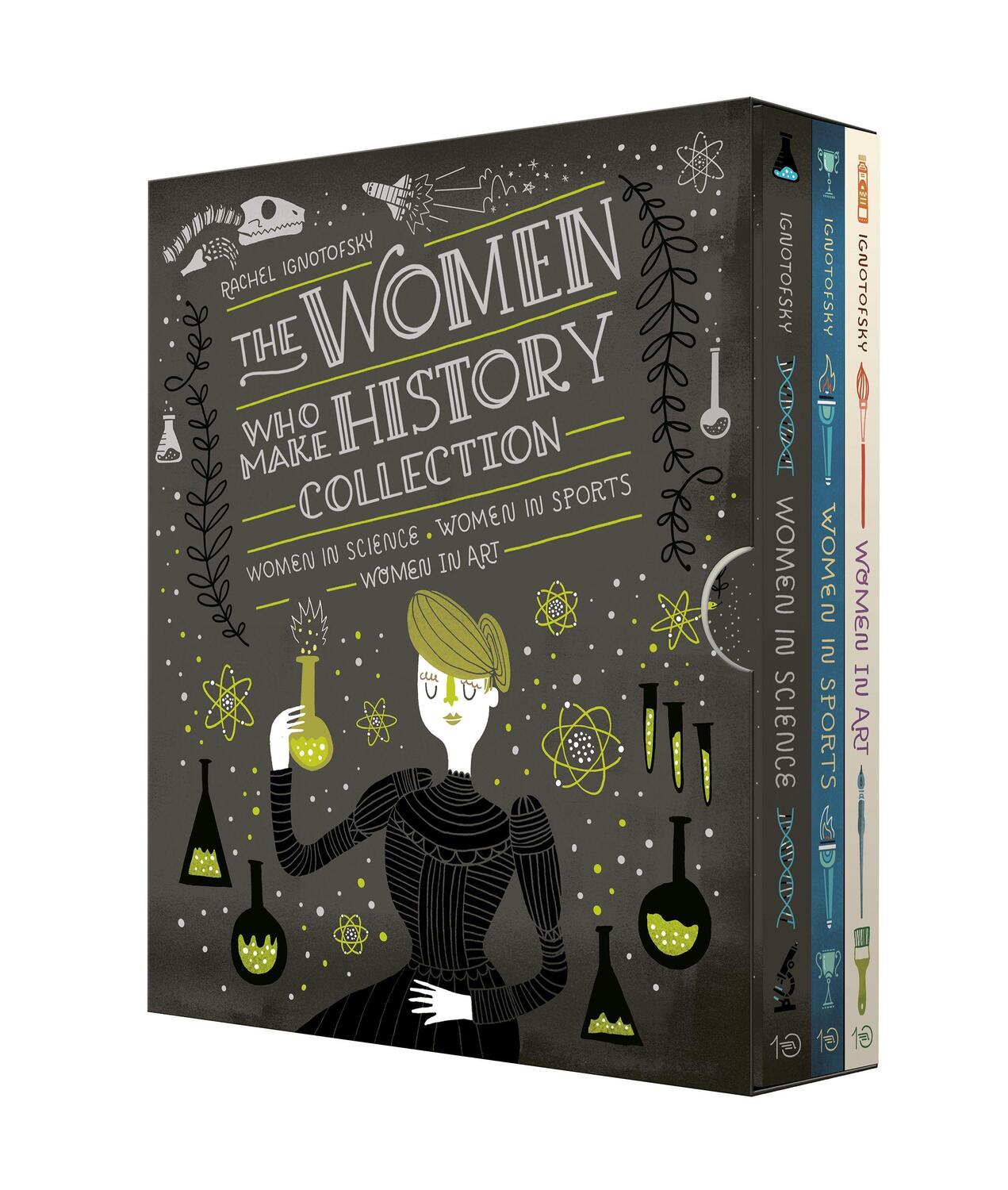 Cover: 9781984861740 | The Women Who Make History Collection [3-Book Boxed Set] | Ignotofsky