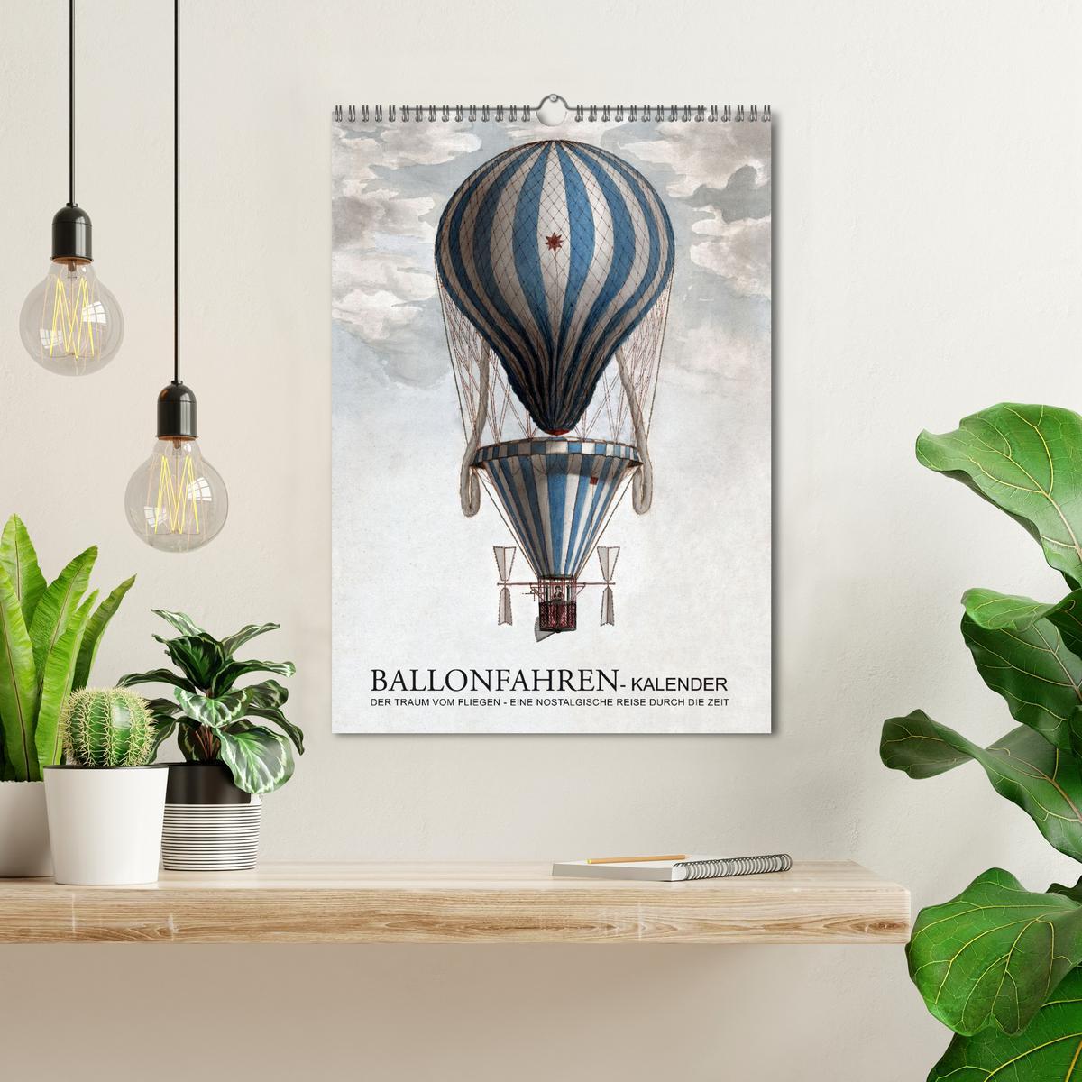 Bild: 9783435912612 | Ballonfahren Kalender (Wandkalender 2025 DIN A3 hoch), CALVENDO...