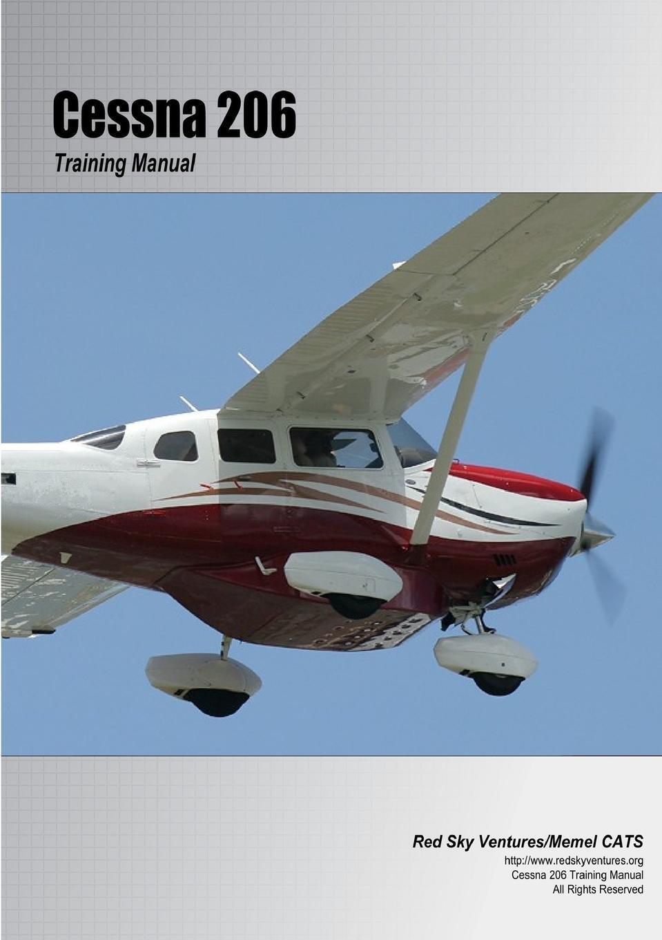 Cover: 9780557752812 | Cessna 206 Training Manual | Danielle Bruckert (u. a.) | Taschenbuch