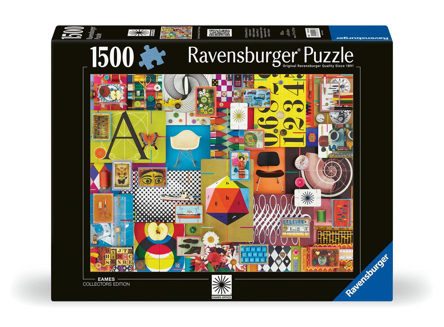 Cover: 4005555004288 | Ravensburger Puzzle 12000428 - Eames House of Cards - 1500 Teile...