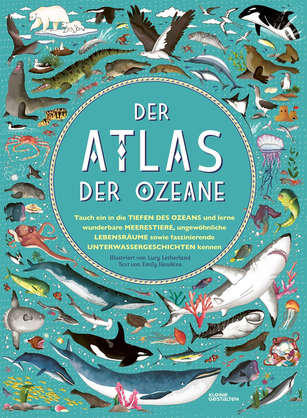 Cover: 9783899558418 | Der Atlas der Ozeane | Emily Hawkins | Buch | 96 S. | Deutsch | 2020